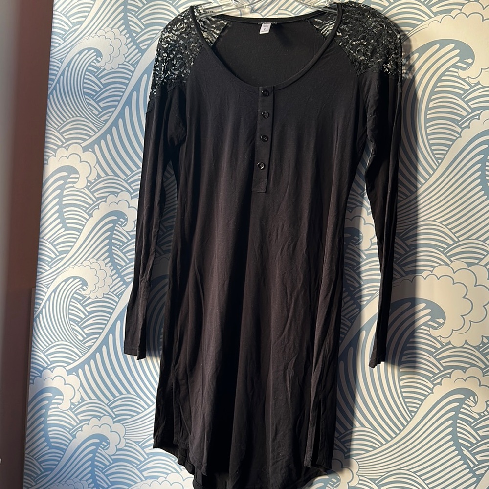 Cosabella black pajama dress
